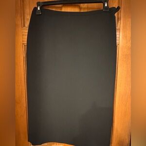 LOFT Elegant Black Pencil Skirt. Knee length